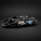 Alcon TA6+ caliper dark background editorial