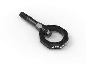 aFe Control Rear Tow Hook (Black) - 450-401015-B