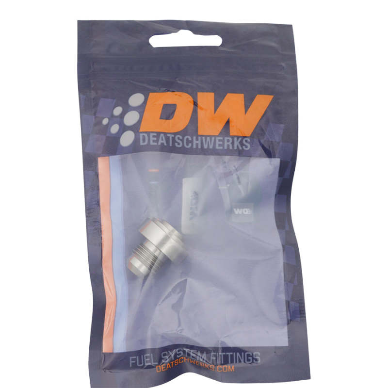 DeatschWerks 6AN Male Flare Stainless Steel Weld On Fitting - 6-02-0747