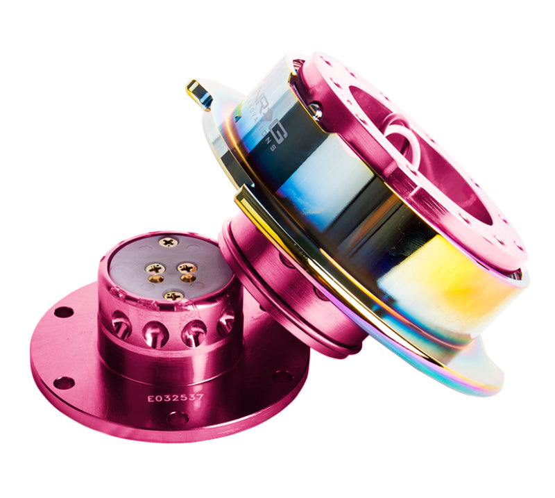 NRG Quick Release Gen 2.5 - Pink Body / Neochrome Ring - SRK-250PK/MC