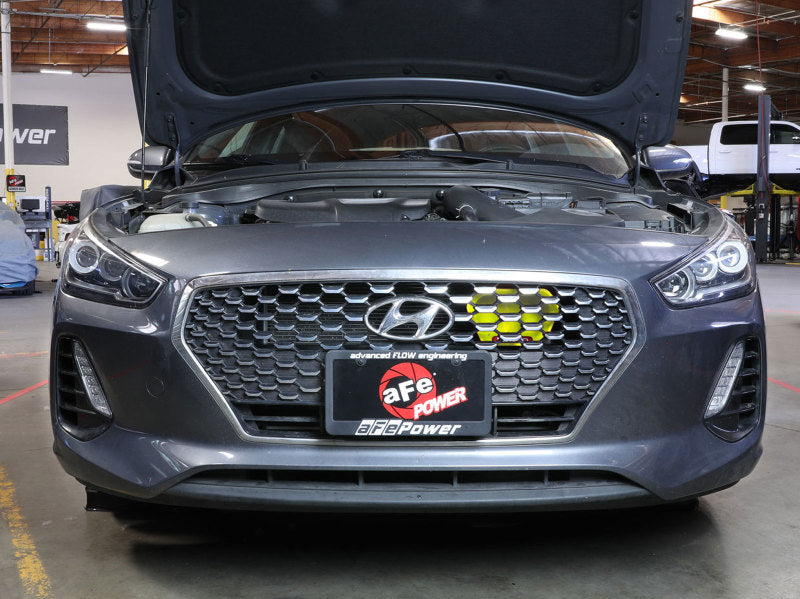 aFe 18-20 Hyundai Elantra GT L4-1.6L (t) Takeda Momentum Dynamic Air Scoop - Neon Green - 56-70005SE