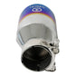 aFe Takeda 304 Stainless Steel Clamp-On Exhaust Tip 2.5in Inlet / 4in Outlet - Blue Flame - 49T25404-L07