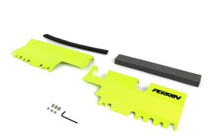 PERRIN 15-21 Subaru WRX/STI Radiator Shroud (Without OEM Intake Scoop) - Neon Yellow - PSP-ENG-512-2NY