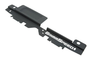 GrimmSpeed 05-09 Subaru Legacy/Outback Radiator Shroud w/Tool Tray - Textured Black - 096030