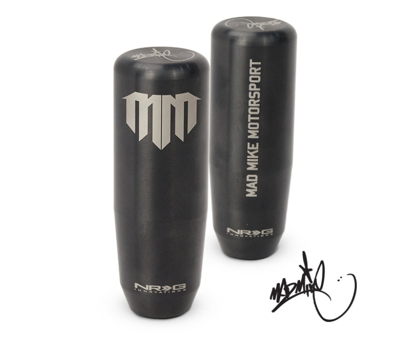 NRG Universal Shift Knob - Heavy Weight - Mad Mike Signature Short Shifter - Black Chrome - SK-450BC-MM