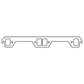 Cometic AMC Gen-3 V8 .064in ArmorCore Exhaust Manifold Gasket Set - With Rectangular Ports - C5101-064