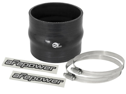 aFe Magnum FORCE Silicone Replacement Coupling Kit 3.5in ID x 3in Length Straight Coupler w/ Hump - 59-00045