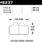 Hawk Ferro-Carbon Black Brake Pads - 12.192mm Pad Thickness - HB237M.480