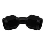DeatschWerks 6AN Flare Female Swivel 45-Degree to 6AN Flare Female Swivel - Anodized Matte Black - 6-02-0212-B
