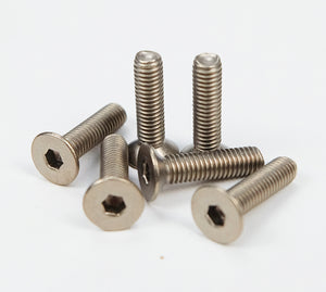 NRG Titanium Silver Steering Wheel Screw Kit Upgrade- Conical - SWS-100TI