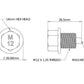 aFe POWER Magnetic Drain Plug M12 x 1.25 - Universal - 59-04005