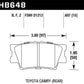 Hawk HPS Street Brake Pads - HB648F.607