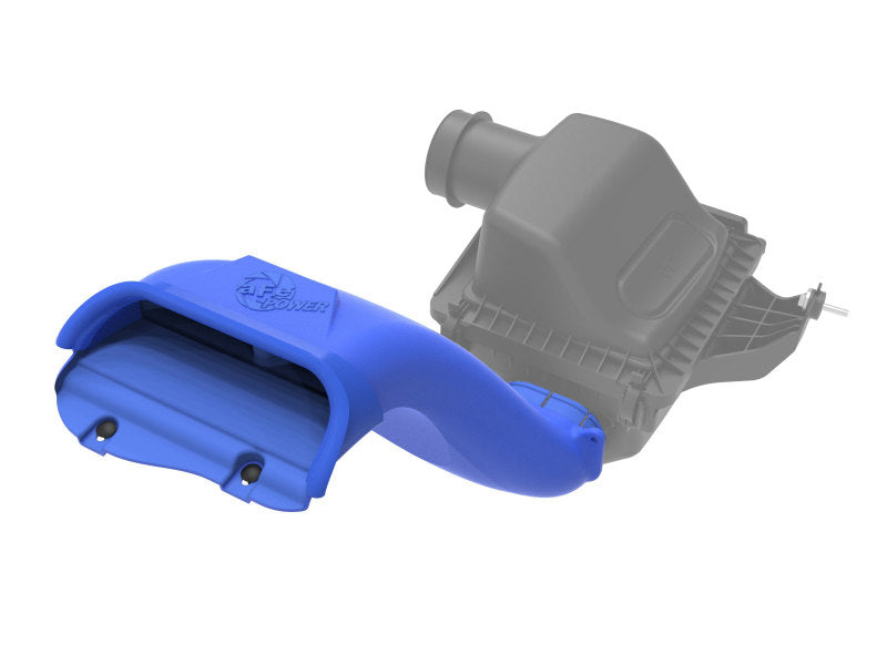 aFe Rapid Induction Dynamic Air Scoop 2021+ Ford F-150V6/V8 - Blue - 52-10010SL