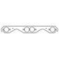 Cometic Chevrolet Gen-1 Small Block V8 .030in MLS Exhaust Manifold Gasket Set - 1.625in Round Ports - C5893-030