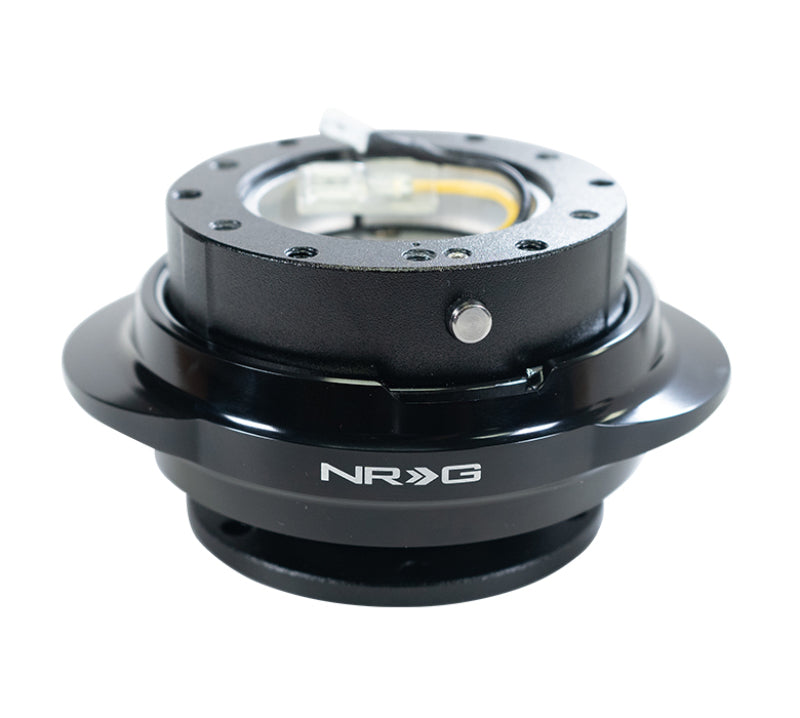 NRG Quick Release Gen 2.2 - Black Body / Shiny Black Oval Ring - SRK-220BK