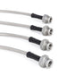 Goodridge 99-00 Honda Civic Si (w/Rear Disc) Stainless Steel Brake Line Kit - 20021