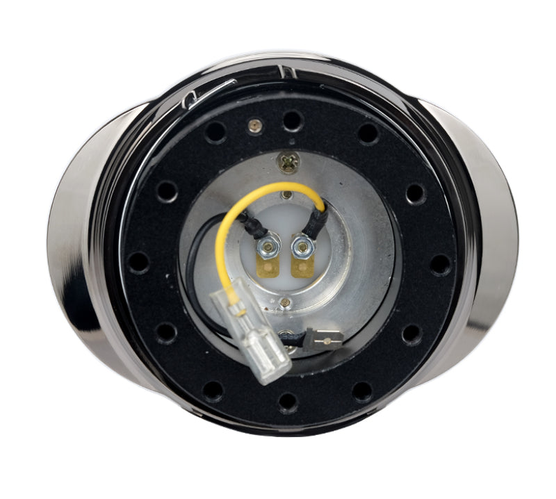 NRG Quick Release Kit - Black Body/ Black Chrome Oval Ring - SRK-220BKC