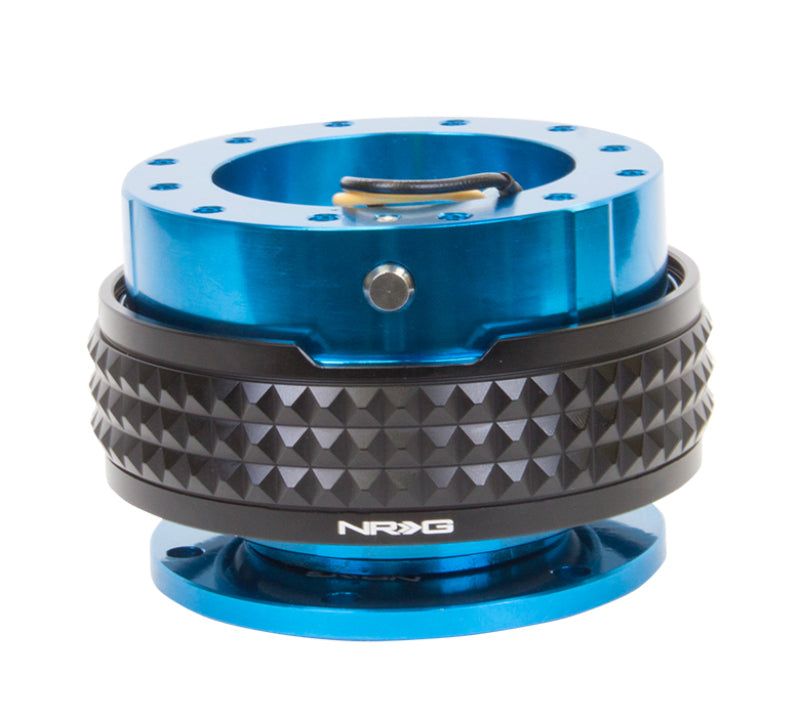 NRG Quick Release Kit - Pyramid Edition - Blue Body / Black Pyramid Ring - SRK-210BL/BK