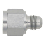 DeatschWerks 8AN Female Flare to 6AN Male Flare Reducer - Anodized DW Titanium - 6-02-0222