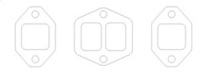 Cometic Oldsmobile 371 Gen-1 Rocket V8 .059in CFM Exhaust Manifold Gasket Kit J-2 Golden Rocket - C5131-059