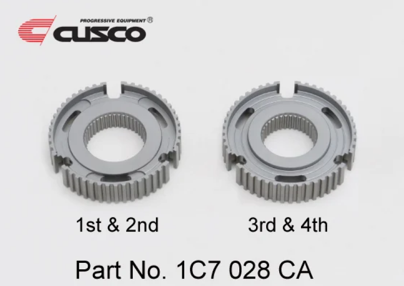 Cusco 20-23 Toyota GR Yaris 1.6L AWD Reinforced Transmission Clutch Sync. Hub Set (2 pcs.) - 1C7 028 CA