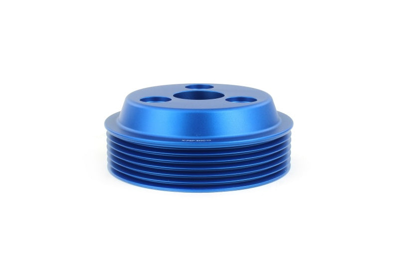 PERRIN 22-25 Subaru WRX / 21-25 Crosstrek / 20-25 LGT/OBXT/FXT Lightweight Water Pump Pulley - Blue - PSP-ENG-112BL