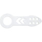 NRG Universal Front Tow Hook - White Powder Coat - TOW-100WT