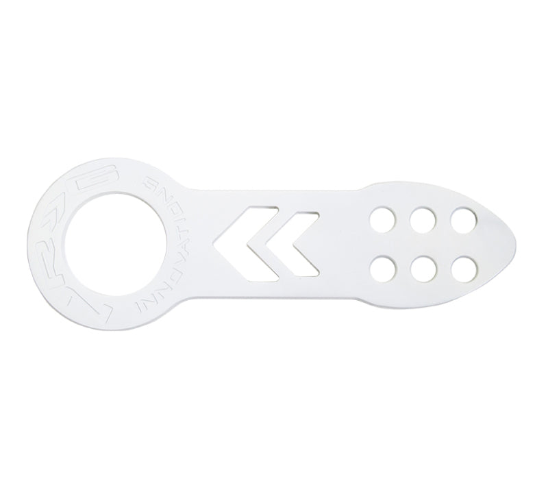 NRG Universal Front Tow Hook - White Powder Coat - TOW-100WT