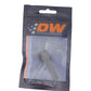 DeatschWerks 6AN Female Flare Swivel to 5/16in Male EFI Quick Disconnect - Anodized Matte Black - 6-02-0130-B