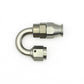 DeatschWerks 6AN Female Swivel 180-Degree Hose End PTFE (Incl. 1 Olive Insert) - 6-02-0853