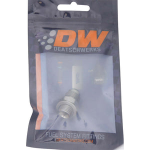 DeatschWerks 6AN Male Flare to M14 X 1.5 Male Metric Adapter  (Incl. Crush Washer) - Titanium - 6-02-0614