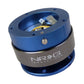NRG Quick Release Gen 2.0 - Blue Body / Titanium Chrome Ring (5 Hole Base 5 Hole Top) - SRK-300BL