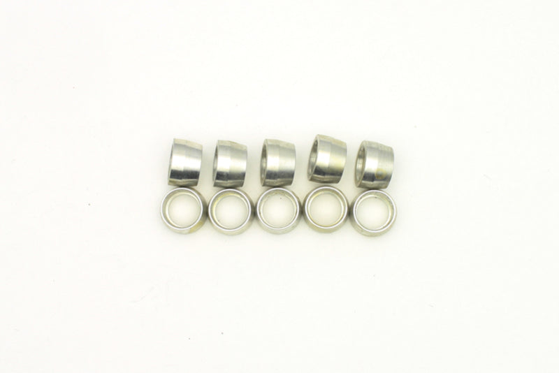 DeatschWerks Replacement PTFE Hose End Olive Insert 6AN (Pack of 10) - 6-02-0867