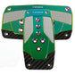 NRG Aluminum Sport Pedal A/T - Silver w/Neochrome Carbon - PDL-450MC