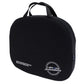 NRG Racing Seat Cushion - One Piece Memory Foam Nylon Black w/ White Stitching - SC-WHD01