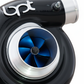 BPT Turbocharger with blue wheel on white background