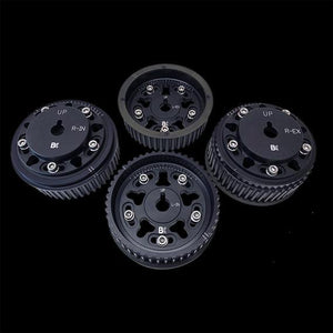 Brian Crower Adjustable Cam Gears (Black) for Subaru EJ205/EJ257 (Set of 4) (BC8860B)