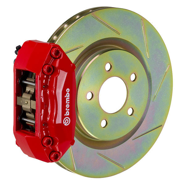 Brembo GT Big Brake Kit Front 4-Piston 330x28 - BMW M3 E30 87-91 - GT Red Slotted Type 1 - Revzone
