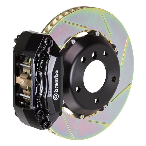 Brembo GT Big Brake Kit Front 4-Piston 328x28 - Volkswagen Golf Mk6 Mk5 05-14 - GT Black Slotted Type 1 - Revzone