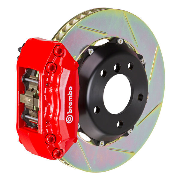 Brembo GT Big Brake Kit Front 4-Piston 328x28 - Volkswagen Beetle Turbo Mk4 00-06 - GT Red Slotted Type 1 - Revzone