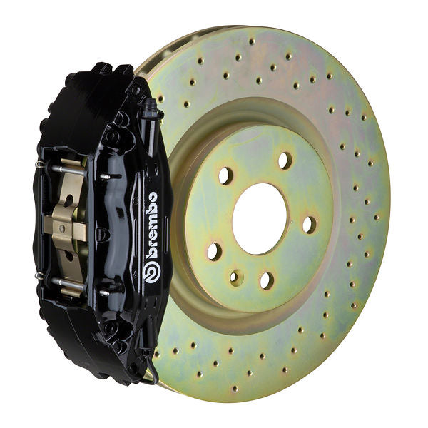 Brembo GT Big Brake Kit Front 4-Piston 326x30 - Scion FR-S ZN6 ZC6 12+ - GT Black Drilled - Revzone