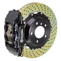 Brembo GT Big Brake Kit Front 4-Piston 355x32 - Porsche 986 Boxster 986 987 97-12 - GT Black Drilled - Revzone