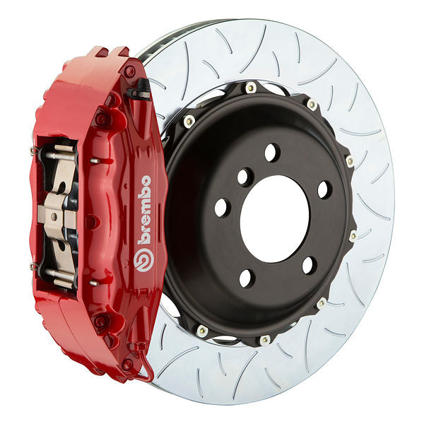 Brembo GT Big Brake Kit Front 4-Piston 355x32 - Porsche 930 78-79 - GT Red Slotted Type 3 - Revzone