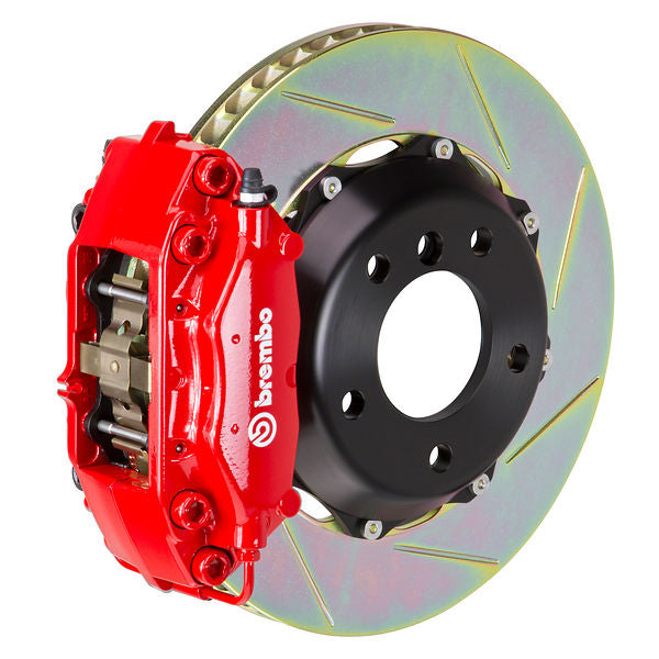 Brembo GT Big Brake Kit Front 4-Piston 320x28 - MINI Mini, Mini Cooper, Mini Cooper S Hatchback R50 R53 02-08 - GT Red Slotted Type 1 - Revzone