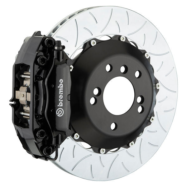 Brembo GT Big Brake Kit Rear 4-Piston 345x28 - Porsche 930 78-89 - GT Black Slotted Type 3 - Revzone