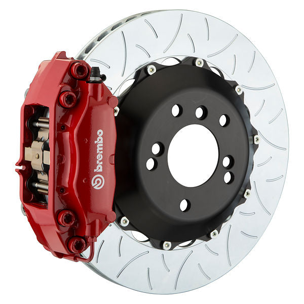 Brembo GT Big Brake Kit Rear 4-Piston 345x28 - Mercedes-Benz G500 02-18 - GT Red Slotted Type 3 - Revzone
