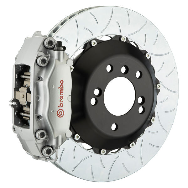 Brembo GT Big Brake Kit Rear 4-Piston 345x28 - Mercedes-Benz ML500, ML55 AMG W163 00-05 - GT Silver Slotted Type 3 - Revzone