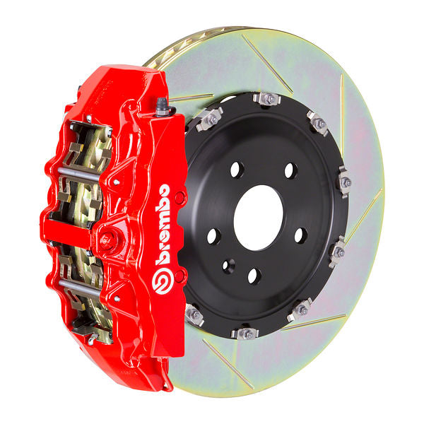 Brembo GT Big Brake Kit Front 8-Piston 380x34 - Mercedes-Benz ML500, ML55 AMG W163 00-05 - GT Red Slotted Type 1 - Revzone