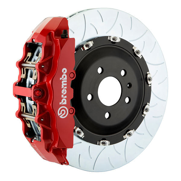 Brembo GT Big Brake Kit Front 8-Piston 380x34 - Mercedes-Benz ML500, ML55 AMG W163 00-05 - GT Red Slotted Type 3 - Revzone