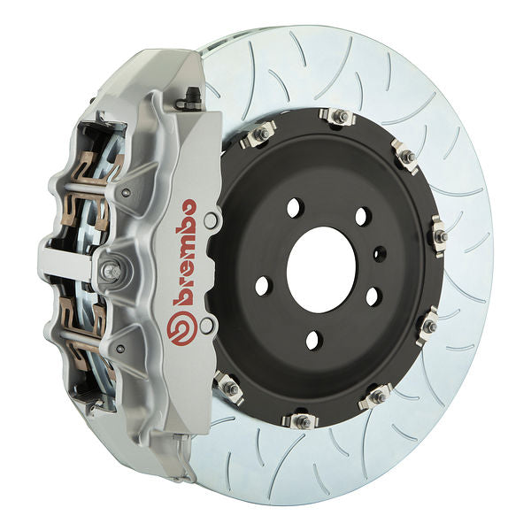 Brembo GT Big Brake Kit Front 8-Piston 380x34 - Mercedes-Benz ML500, ML55 AMG W163 00-05 - GT Silver Slotted Type 3 - Revzone